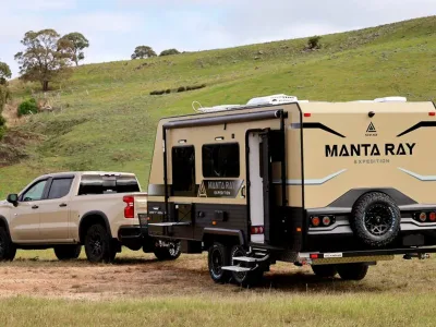 What is a hybrid caravan?